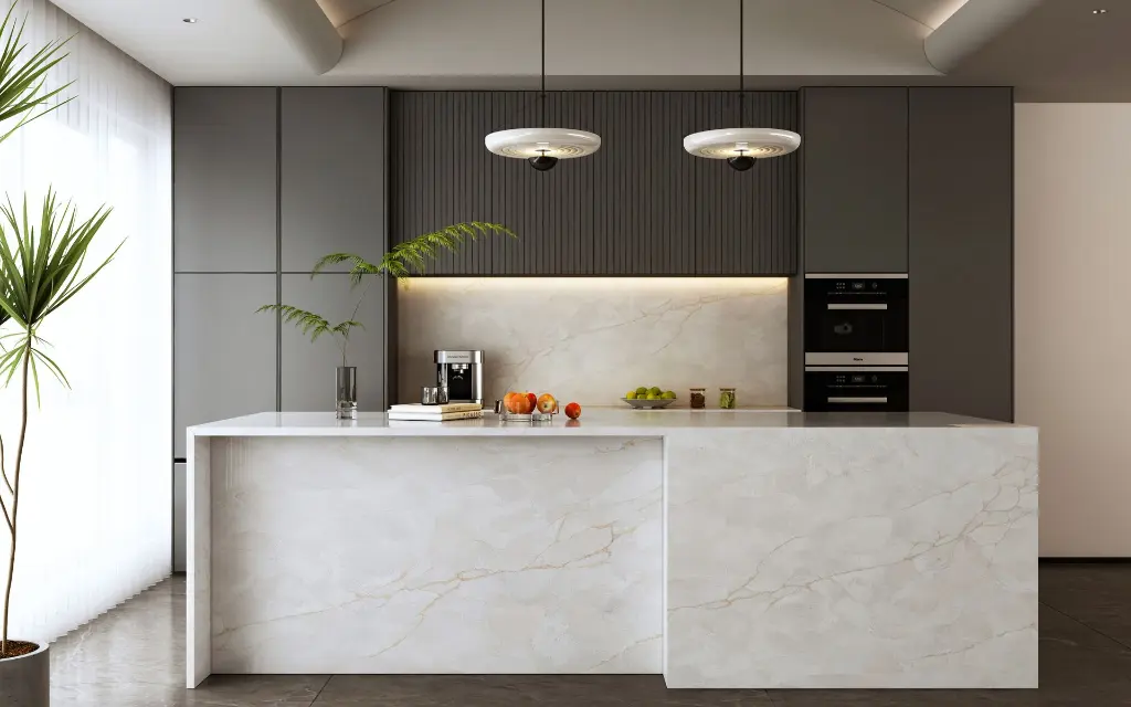Campolini [AGQ8352] (honed) surface — Guava Quartz + Stone | Adam Stonetech (view 1)