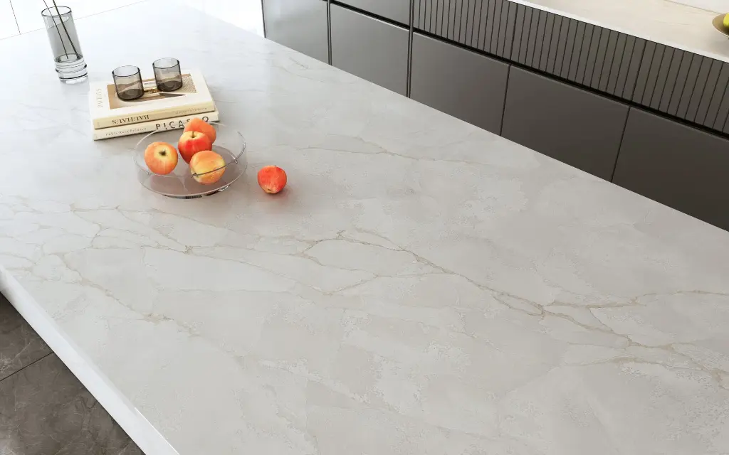Campolini [AGQ8352] (honed) surface — Guava Quartz + Stone | Adam Stonetech (view 2)