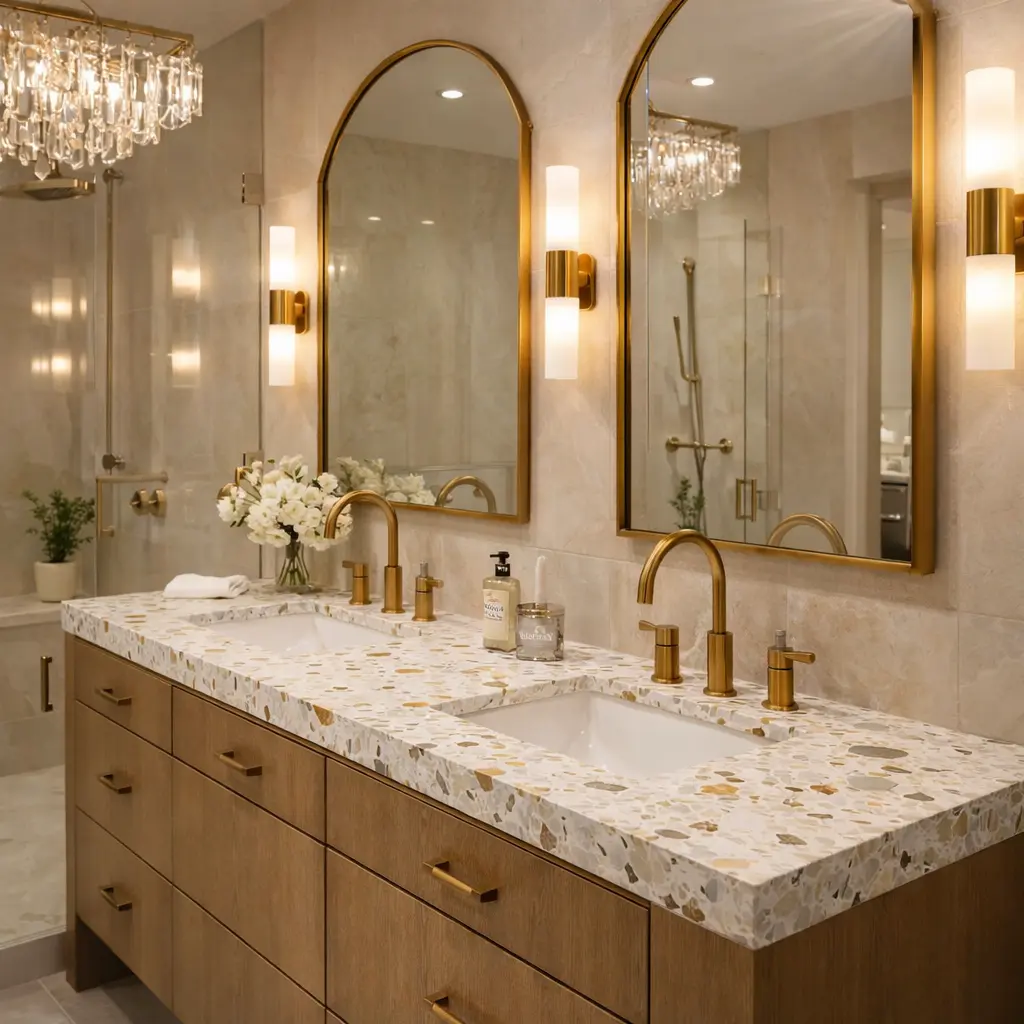 Wynton surface — Guava Quartz + Stone | Adam Stonetech