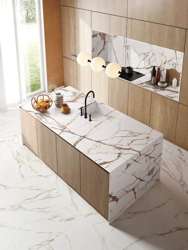 Roma Imperiale surface — Guava Quartz + Stone | Adam Stonetech (view 1)
