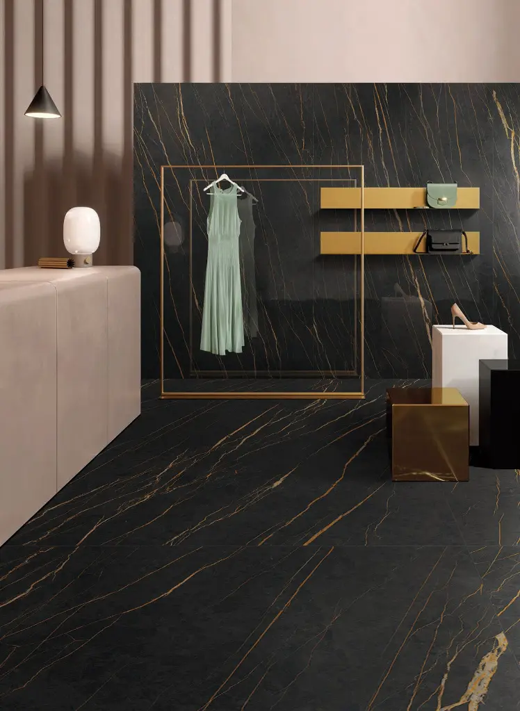 Magic Black surface — Guava Quartz + Stone | Adam Stonetech (view 1)