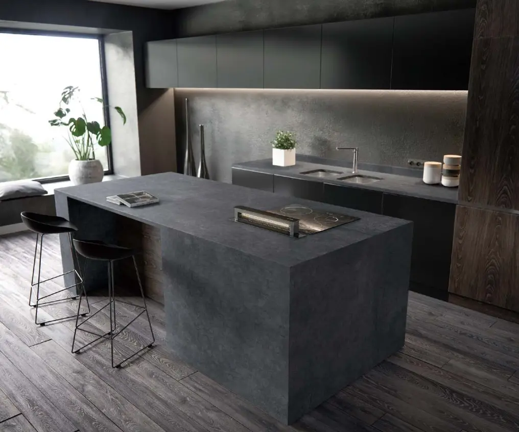 Anthracite surface — Guava Quartz + Stone | Adam Stonetech