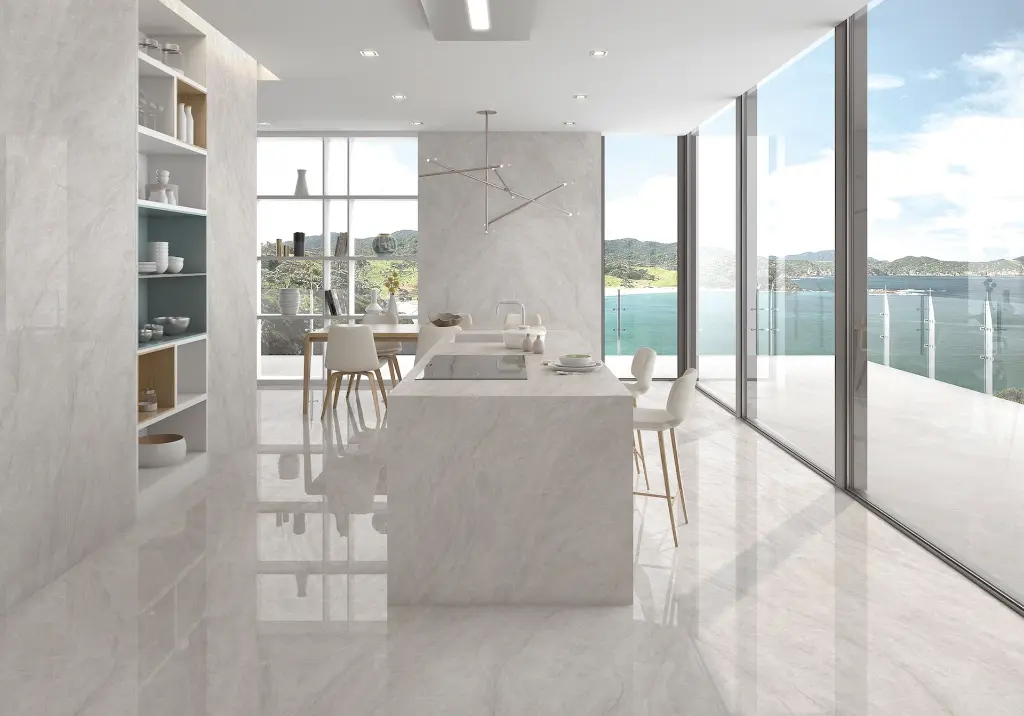 Yamuna (Taj Mahal) surface — Guava Quartz + Stone | Adam Stonetech (view 1)