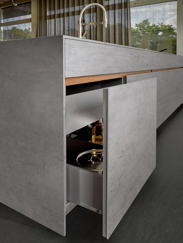 Grey Suede surface — Guava Quartz + Stone | Adam Stonetech