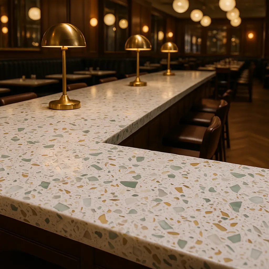 Nora surface — Guava Quartz + Stone | Adam Stonetech