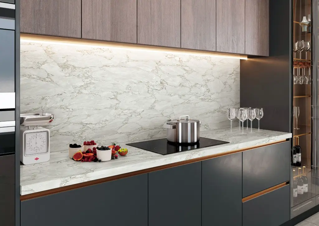 Crema Molina 2cm surface — Guava Quartz + Stone | Adam Stonetech (view 2)