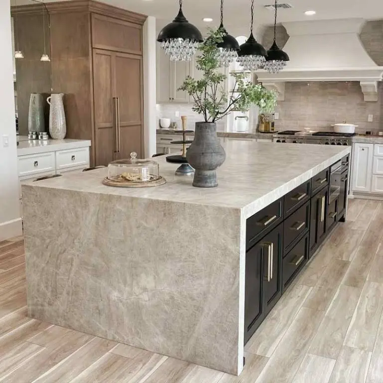 Taj Mahal Quartzite surface — Guava Quartz + Stone | Adam Stonetech (view 1)