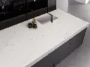 Calacatta Bonarda surface — Guava Quartz + Stone | Adam Stonetech (view 1)
