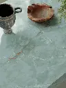 Verde Lago surface — Guava Quartz + Stone | Adam Stonetech