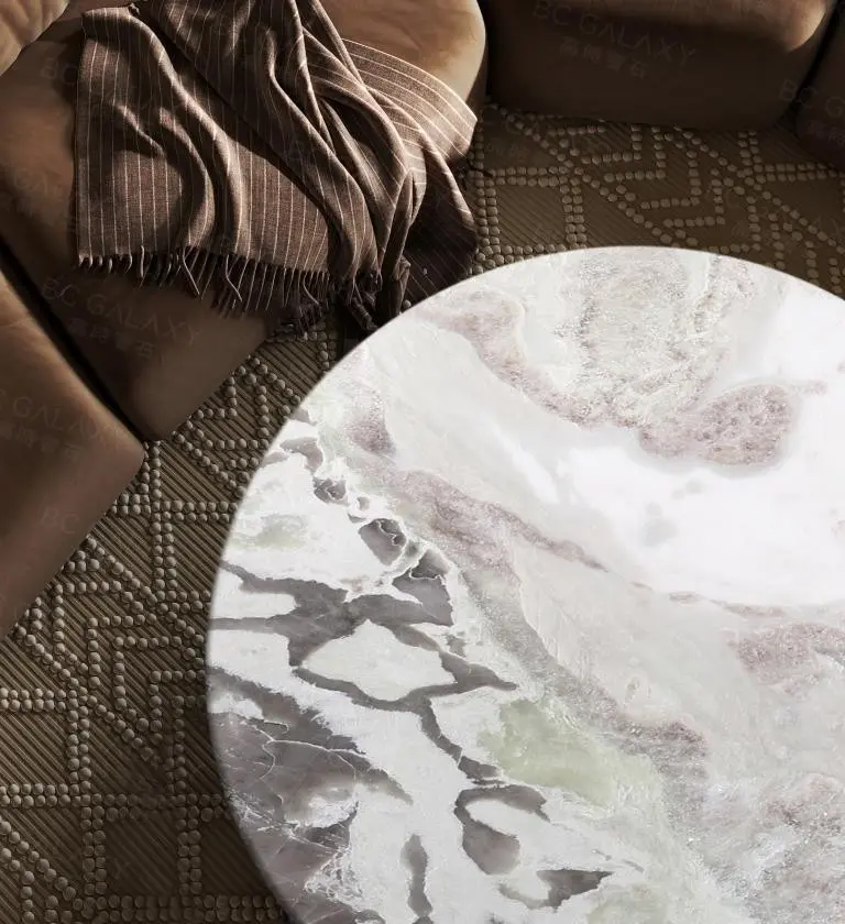 Oyster White surface — Guava Quartz + Stone | Adam Stonetech (view 2)