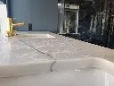 Tawny Alabaster surface — Guava Quartz + Stone | Adam Stonetech (view 4)