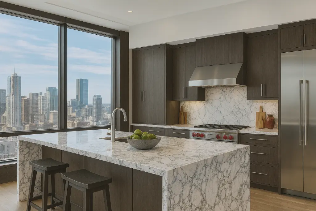 Laurencia surface — Guava Quartz + Stone | Adam Stonetech