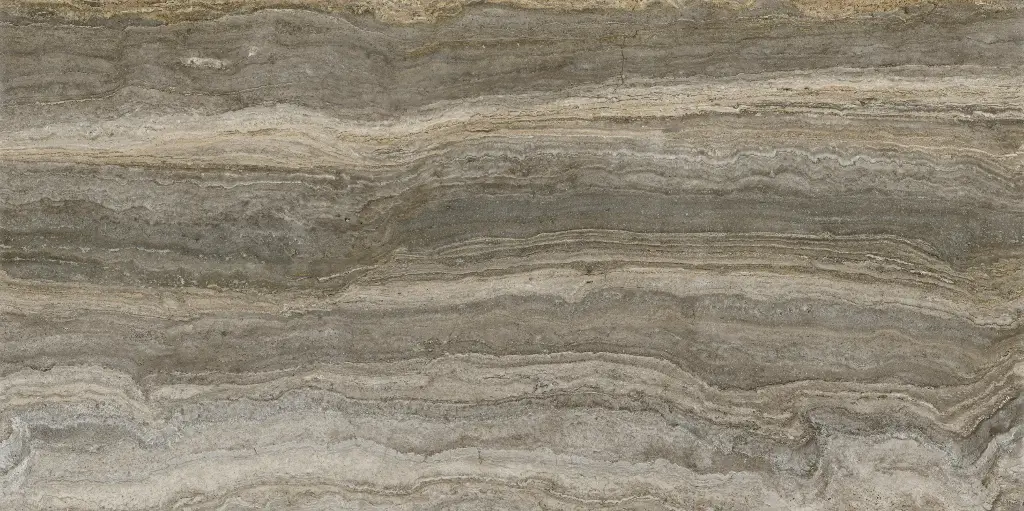 Silver Travertine 12mm contoured
