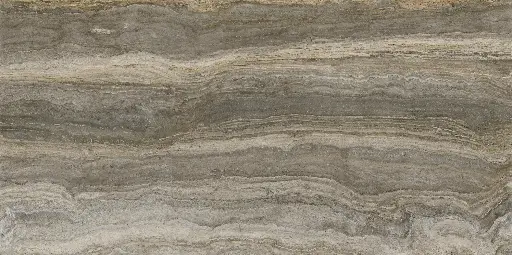 [AR6347-12-C] Silver Travertine 12mm contoured